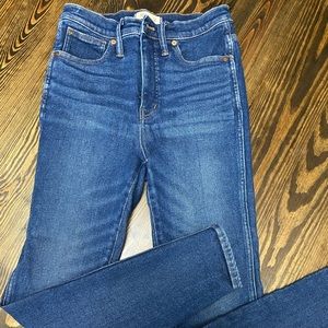 10 inch high rise madewell jean